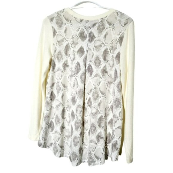 Bobeau Nwt hogh low long sleeve sweater, crew neck, - Picture 4 of 4